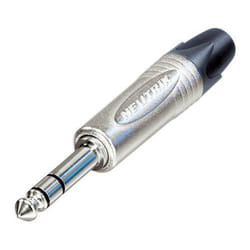 Neutrik NP3X connecteur de fils 6,35 Aluminium