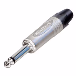 Neutrik NP2X, 1/4" phone plug, Métallique, Nickel, 1,45 cm, -20 - 65 °C