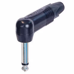 Neutrik NP2RX-BAG, 1/4" phone plug, Noir, Nickel, 15,4 mm, 51,7 mm, 61,3 mm