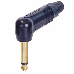 Neutrik NP2RX-B, 1/4" phone plug, Noir, Or, 14,5 mm, -20 - 65 °C