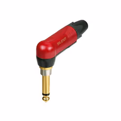 Neutrik NP2RX-AU-SILENT, Plug, Noir, Bronze, Rouge, Polyamide, Polyoxyméthyléne (POM), Zinc, Laiton, 1 mm², 0,2 V
