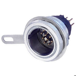 Neutrik MPM12-V Cosse cylindrique mâle embase mâle verticale Nombre total de pôles: 12 Série (connecteur rond): miniCON