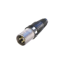 Connecteur xlr Neutrik NC3MXCC mâle droit nombre de pôles: 3 argent 1 pc(s)