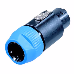 Neutrik NTR-NL8FC, Noir, Bleu, Laiton, Polyamide, Acier zingué, UL,CSA, UL 94 HB, IEC 68-2-20, 35,4 mm, 85 mm, 35,4 mm