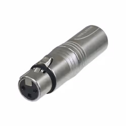 Neutrik NA3F5M, XLR (5-pin), XLR (3-pin), Gris