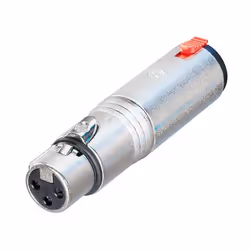 Neutrik NTR-NA3FJ, 1/4", XLR, Argent