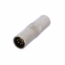 Neutrik NA5MM, XLR (5-pin), XLR (5-pin), Argent