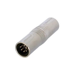 Neutrik NA5MM changeur de genre de câble XLR (5-pin) Argent
