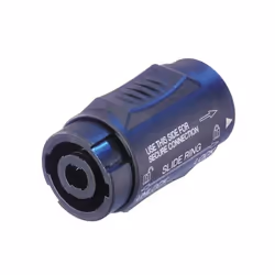 Neutrik NTR-NL4MMX, Noir, Métal, Polyamide, UL 94 HB, IEC 68-2-20, 28,7 mm, 50 mm, 28,7 mm