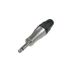 Neutrik - jack 6.35 mm mâle, droit NP2XL nombre de pôles (num): 2 mono argent 1 pc(s)