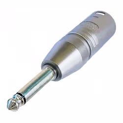 Neutrik NTR-NA2MP, XLR, 1/4", Argent