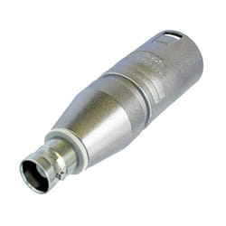 Neutrik XLR / BNC Argent
