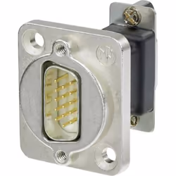 Adaptateur SUB-D SUB-D mâle 15 pôles - SUB-D femelle 15 pôles Neutrik NADB15MF 1 pc(s)