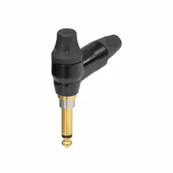 Neutrik NP2RX-ULTIMATE, 1/4", Noir, Or, Mâle, Courbe, Or, 1 mm²
