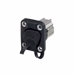 Neutrik NE8FDX-Y6-W, RJ-45, Aluminium, Noir, Cat6a, Or, IP65, 1000 V