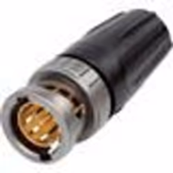 Neutrik NBNC75BFG7X, BNC, BNC, Mâle, 75 Ohm, 5000 MΩ, 30 N ( 1 kilogrammeforce = 9,81 Newton)