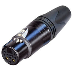 XLR femelle, droit Neutrik NC10FXX-14-B Nombre de pôles: 10 noir 1 pc(s)