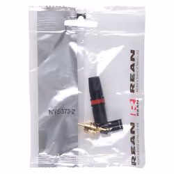 Neutrik NTR-NYS373-2, RCA (M), Noir, Rouge, Plastique, Or