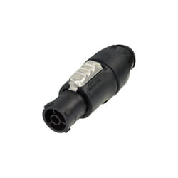 Neutrik NAC3FX-W-TOP connecteur de fils CuSn0.2 Noir, Blanc