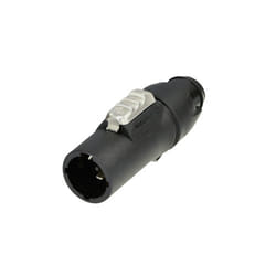 Neutrik NAC3MX-W-TOP connecteur de fils CuNi1Si0.2 Noir, Blanc