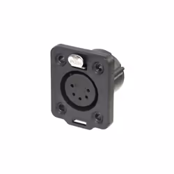 Neutrik NC5FDX-TOP, XLR, Noir, Polyamide, Acier inoxydable, IP65, 5 mΩ, 50 V