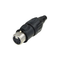 Neutrik NC5FX-TOP changeur de genre de câble XLR Noir