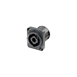 Neutrik - Fiche haut-parleur embase femelle, contacts droits NL2MPXX Nombre de pôles: 2 noir 1 pc(s) C660182