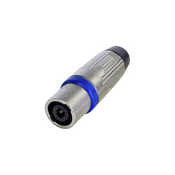 Neutrik - NLT4MXX connecteur argent, bleu 1 pc(s)