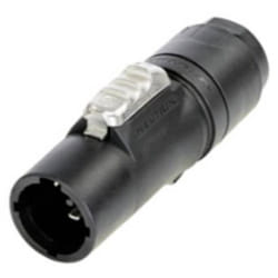 NAC3MX-W-TOP-L Connecteur de câble droit 16 a noir 1 pc(s) - Neutrik