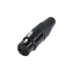Av RC3F-B xlr femelle, droit Nombre de pôles: 3 1 pc(s) X996032 - Rean