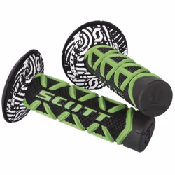 Scott Diamond Plus Donut Grip Motocross, noir-vert