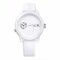 Montre - Tommy Hilfiger - 1791324 - Double affichage - Étanchéité 3 ATM - Silicone blanc