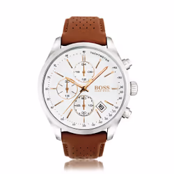 HUGO BOSS 7613272231084, Mâle, Acier inoxydable, Marron