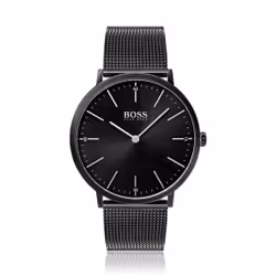 HUGO BOSS 7613272246965, Mâle, Acier inoxydable, Noir
