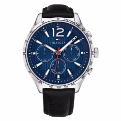 Tommy Hilfiger-Montre Multi Dial pour Homme à movement Quartz en  Cuir 1791468