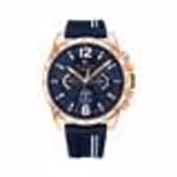 Montre multifonction - Tommy Hilfiger - Decker - Quartz - Étanchéité 5 ATM - Bracelet silicone bleu