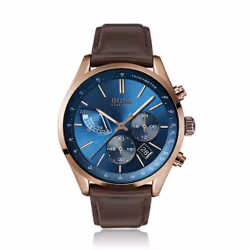 HUGO BOSS 7613272292382, Mâle, Acier inoxydable, Marron