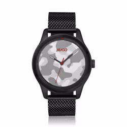 HUGO BOSS 7613272296403, Mâle, Acier inoxydable, Noir