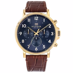 Montre - Tommy Hilfiger - 1710380 - Cuir Marron - Quartz - Étanchéité 5 ATM