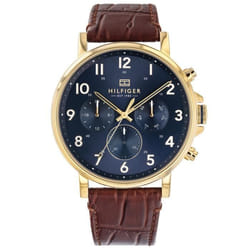 Montre - Tommy Hilfiger - 1710380 - Cuir Marron - Quartz - Étanchéité 5 ATM
