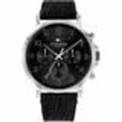 Montre - Tommy Hilfiger - 1710381 - Multifonction - Cuir de croco - Noir - Analogique