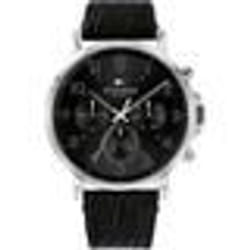 Montre - Tommy Hilfiger - 1710381 - Multifonction - Cuir de croco - Noir - Analogique