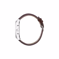 Hugo Boss Homme 44mm Bracelet Cuir Marron Quartz Cadran Bleu Montre 1513709