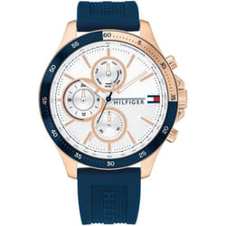 Tommy Hilfiger-Montre Multi-Cadrans pour Hommes à movement Quartz en Silicone - 1791778