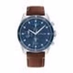 Tommy Hilfiger - Montre Hommes - Quartz - Multi-Cadrans - Bracelet Cuir Marron - 1791837