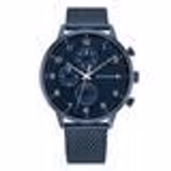 Montre - Tommy Hilfiger - Leonard - Acier - Bleu - Multifonction - Étanche 5ATM