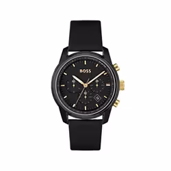 BOSS Homme Analogique Quartz Montre modele 1514003 avec Bracelet en Cuir