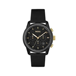 BOSS Homme Analogique Quartz Montre modele 1514003 avec Bracelet en Cuir