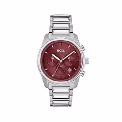 Montre Hugo Boss Trace Pour Hommes en Argent - 1514004