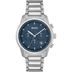 Montre Hugo Boss Trace Pour Hommes en Argent - 1514007
